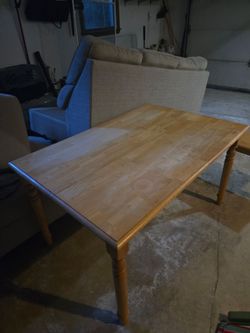 Dinning room/Kitchen table-chairs and bench