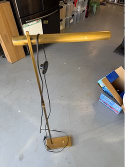 Brass Floor Lamp / Gallery-Style Reading Lamp