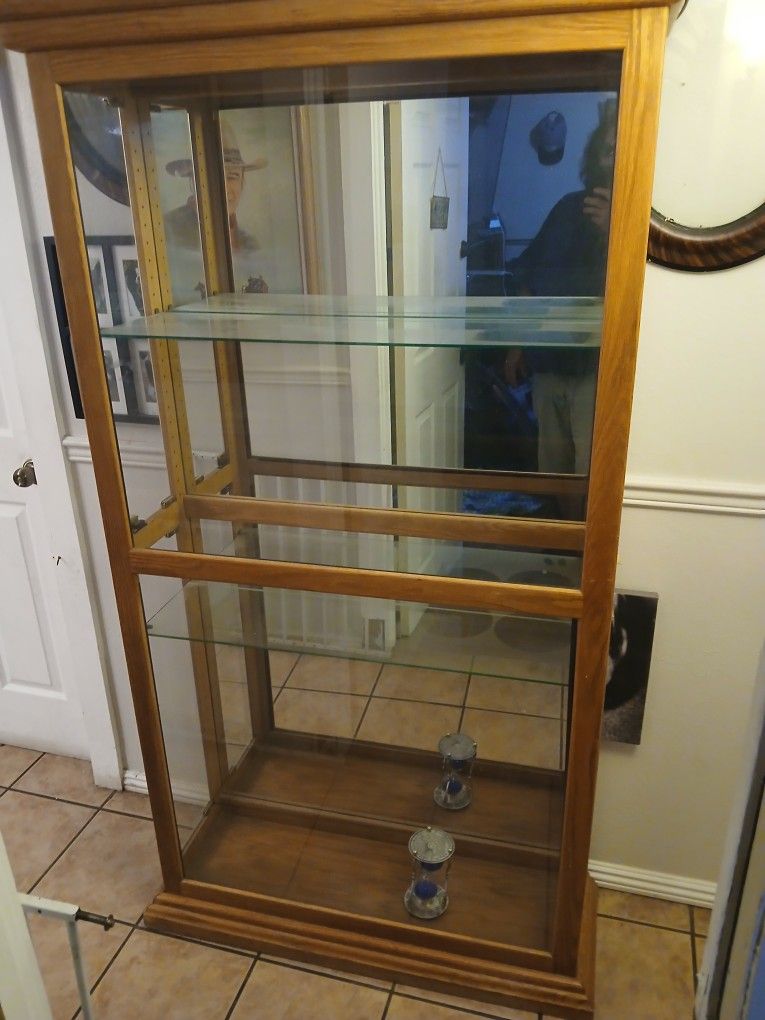 Glass Cabinet Curio