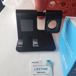 Apple Omoton Stand For Apple Watch & Cell Phone  Brand New 