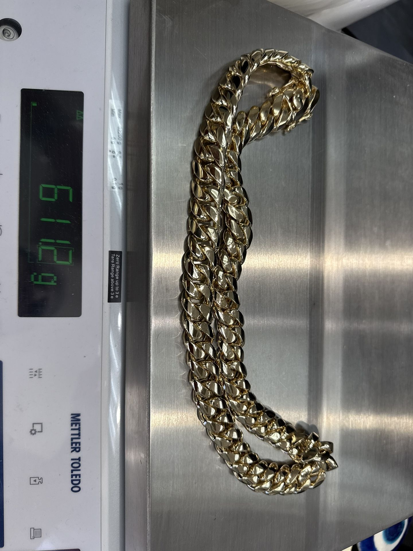 14K Miami Cuban Link, 18mm Thick, 26” Long 