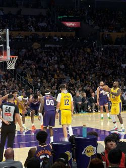 LA Lakers vs. San Antonio Spurs 12/10 NBA Cup Quarterfinal Lower Level Floor Section 103