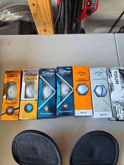Golf balls and accesories