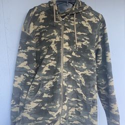 American Giant Made In USA Camo Zip up Men’s Large 