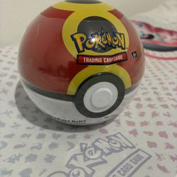 Pokeball Tin Can (3 Packs & Sticker Sheets)