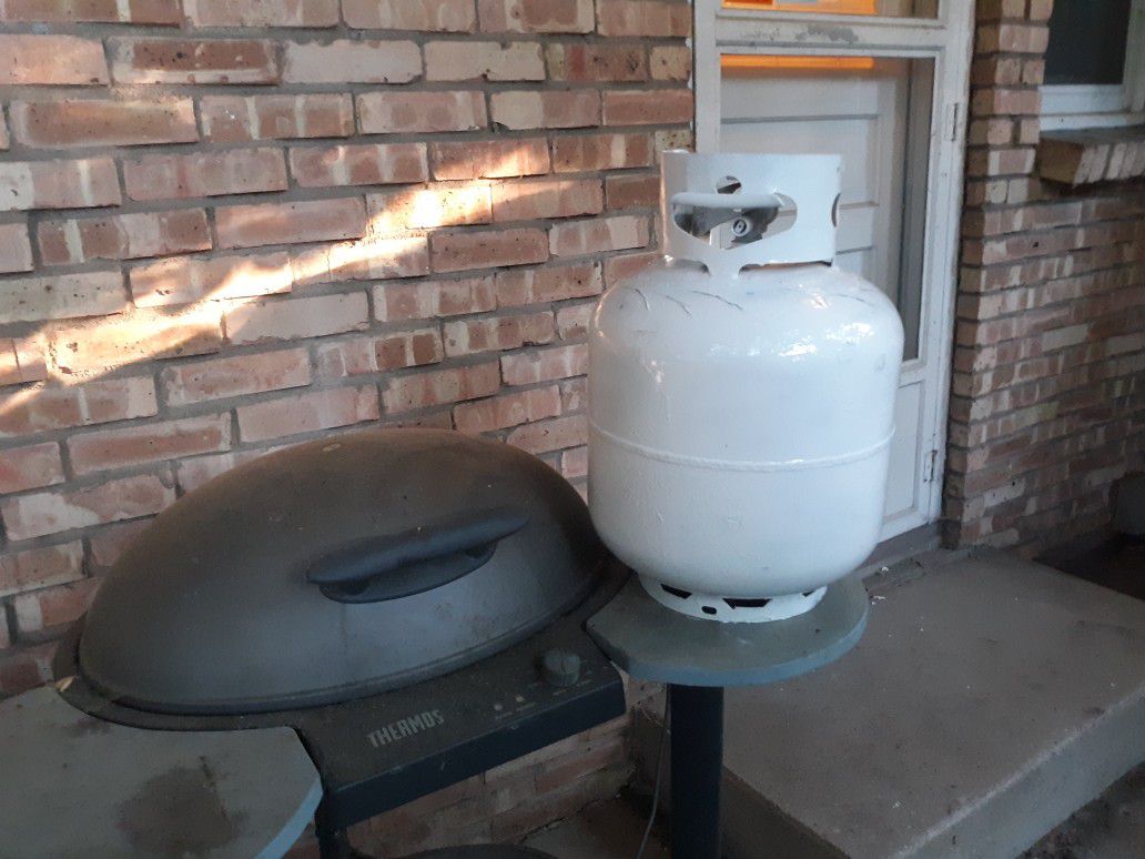 BBQ Grill tank. 20 lb. Can exchange or fill