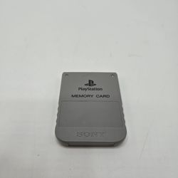 Sony PlayStation OEM Official 1 PS1 PSX Memory Card SCPH-1020 LIGHT GRAY 