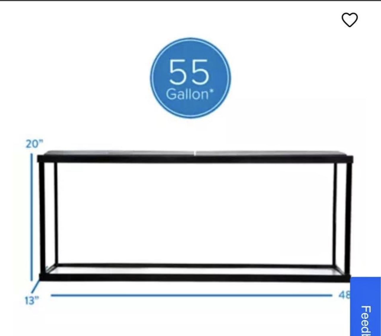 55 Gallon Aquarium