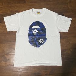 White bape tee Size M