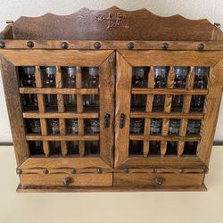 Vintage Apothecary  Cabinet