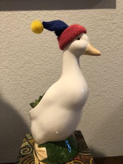 Duck Plant Holder With Succulents