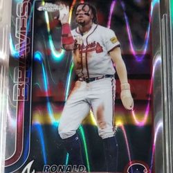 2025 Topps Chrome Ronald Acuna Jr Raywave
