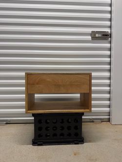 Solid Wood Floating Nightstand