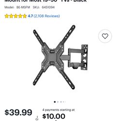 Brand New TV Mount - Up To 50”