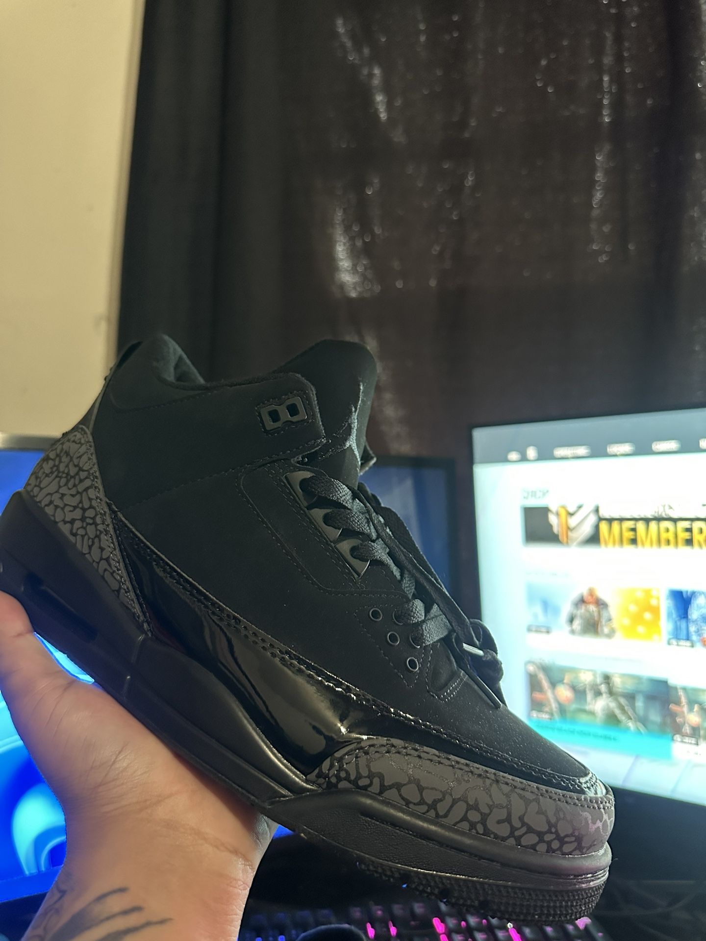 Jordan 3 Blackcat Retro