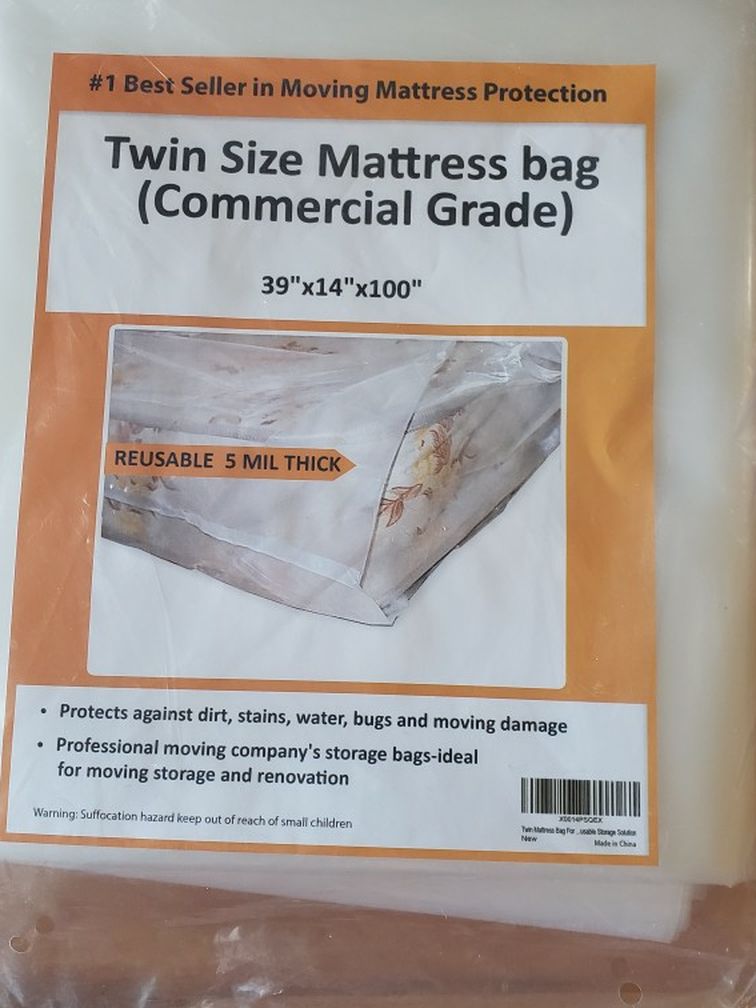 NEW TEIN SIZE MATTRESS BAG COMMERCIAL GRADE