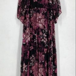 Express - Womens Multicolor Floral 🌸Dress