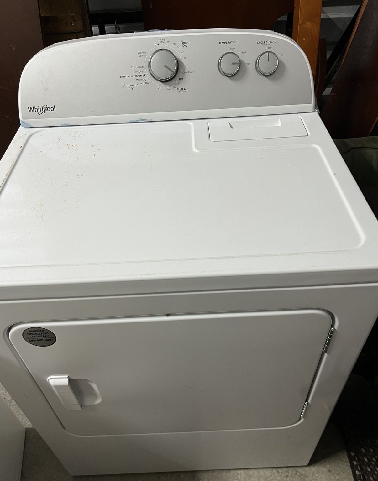 Whirlpool Dryer Gas
