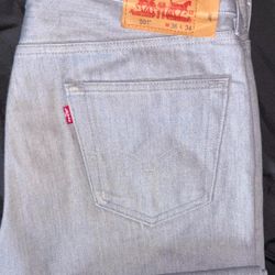 Light Grey 501s
