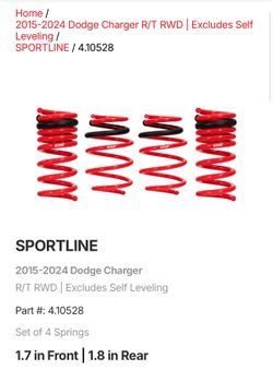 Eibach Sportline Springs
