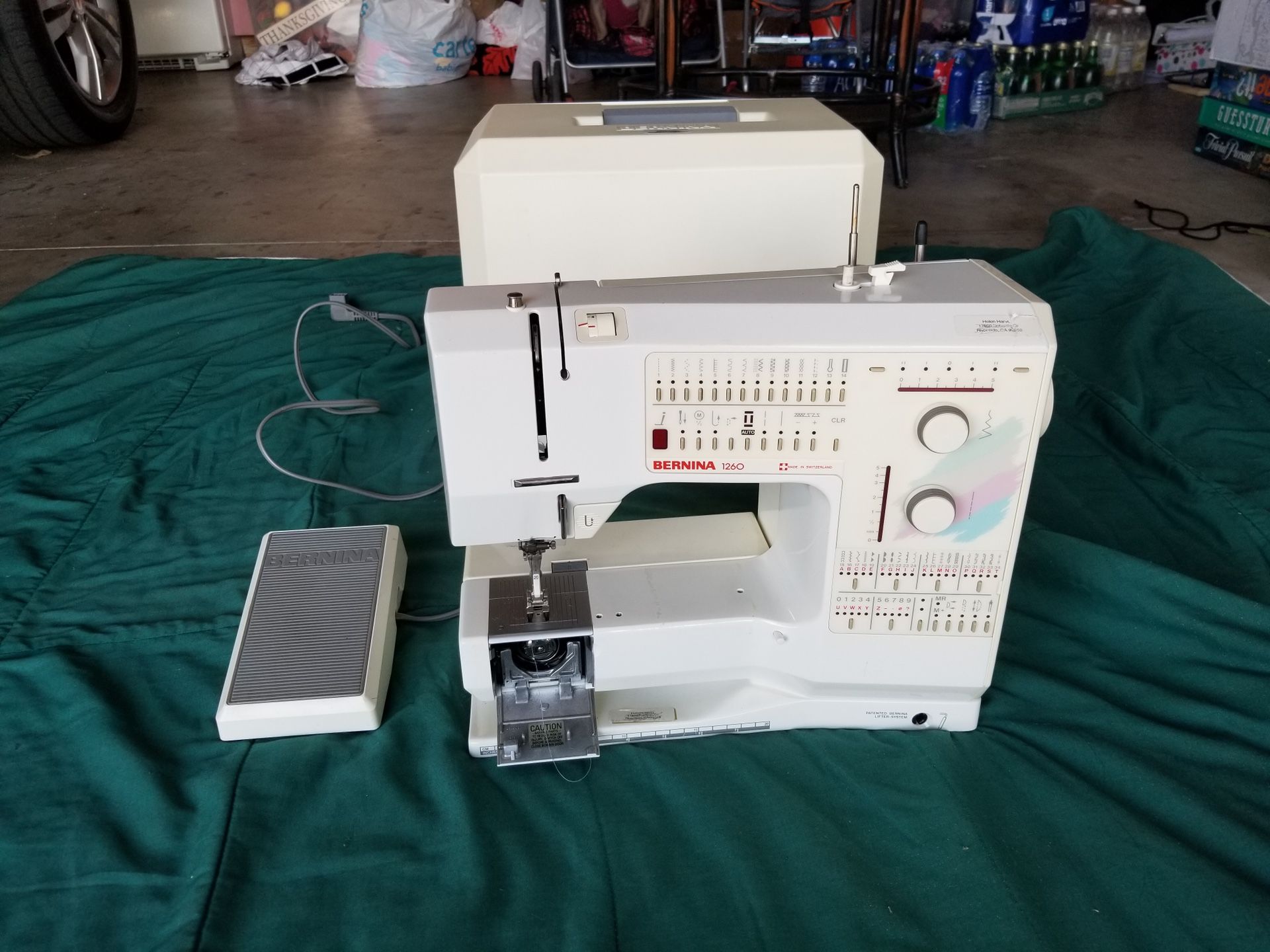 Bernina 1260 sewing machine