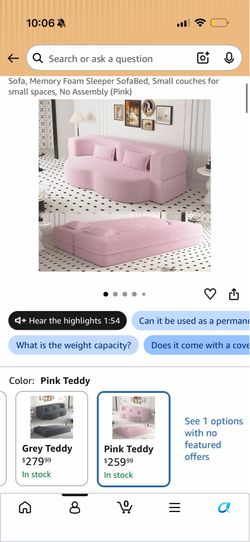 lavender / blush couch
