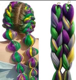 Colorful Hair Braiding