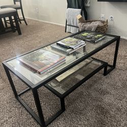 Glass Rectangle Coffee table