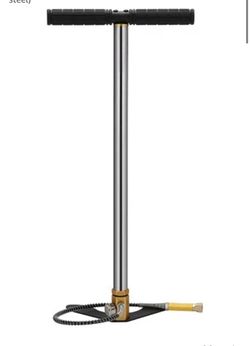 3 Stage PCP Pump + Pressure Gauge 4500PSI Tire Kayak Ball Inflatable Rifle Air Gun Filling Stirrup High Pressure Hand Pump