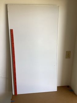 Magnetic Dry Erase Whiteboard 47.5” W x 25.5” H