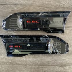 GMC Duramax 6.6 Liter Allison Left & Right Side Emblem