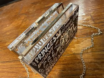 See Through Graffiti Purse 