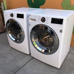 LG washer and gas dryer