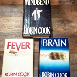 Set of Books Books Hardback Robin Cook
Mind Bend
Fever 
Brain 