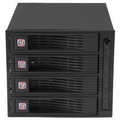 4 Drive 3.5in Trayless Hot Swap SATA Mobile Rack