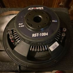Jc Power 10 Inch Dual Voice Coil Slim 