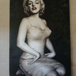Marilyn Monroe Canvas Drawing