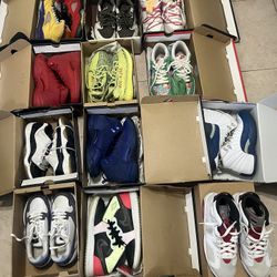 12 Pair Of Sneakers Bundle 
