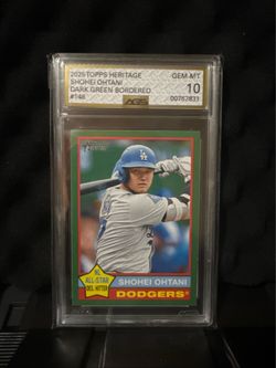 2025 Topps Heritage - Shohei Ohtani #148 Dark Green Border