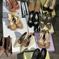 10 Pairs Women’s High Heels Size 6