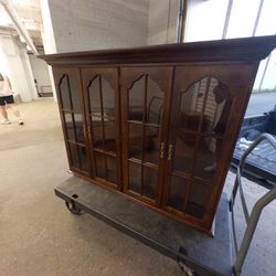 Antique China Hutch Cabinet