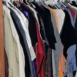 Endless amount of vintage clothing