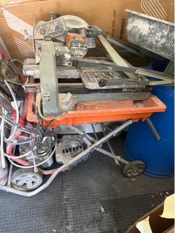 Rigid tile saw  portable