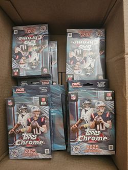 10 2026 NFL CHROME HANGER BOX LOT