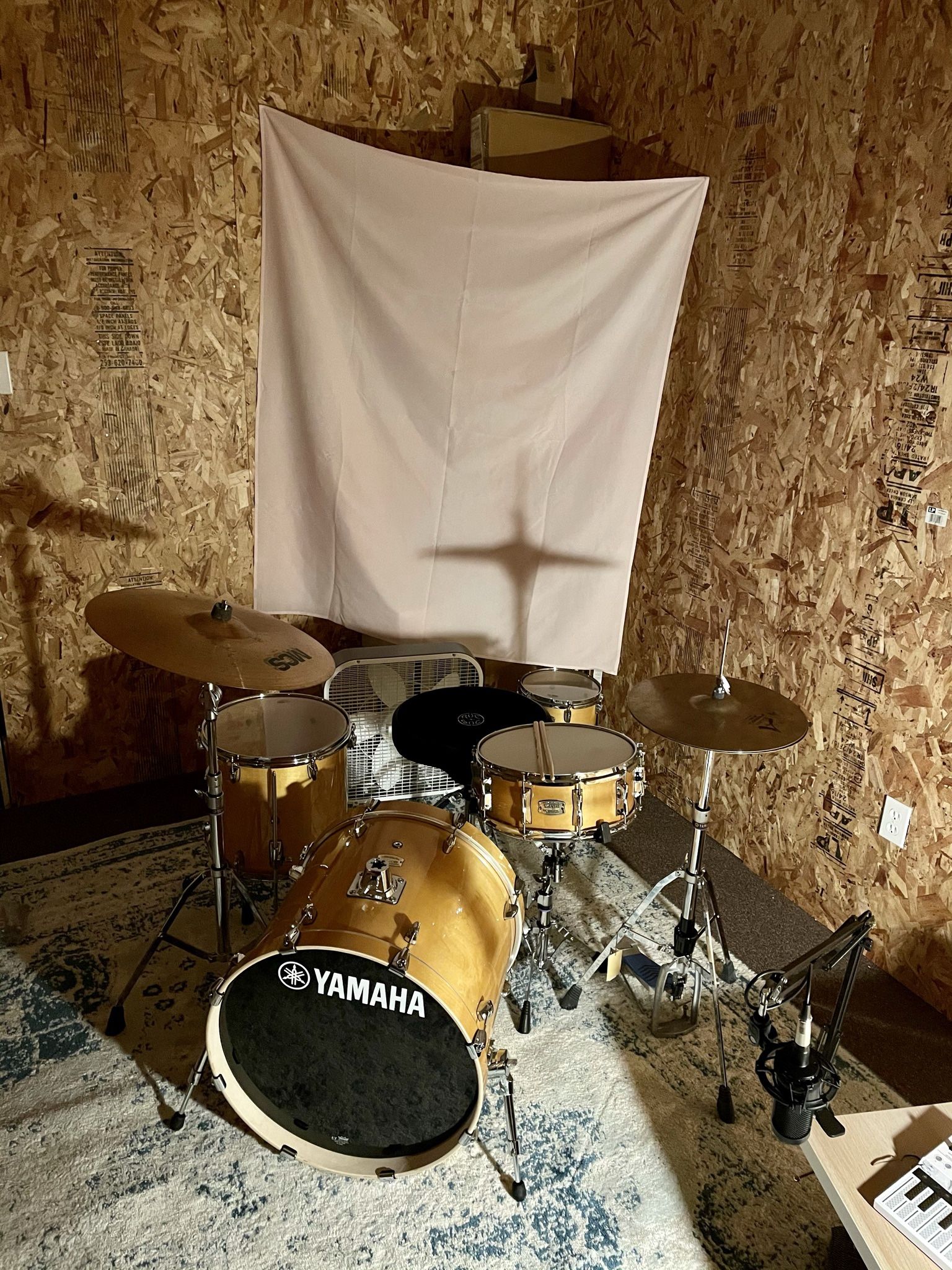Drum Kit Yamaha Stage Custom All Birch Like New