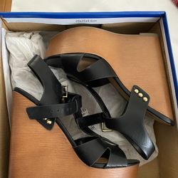 Soda Wedges Black Heels 