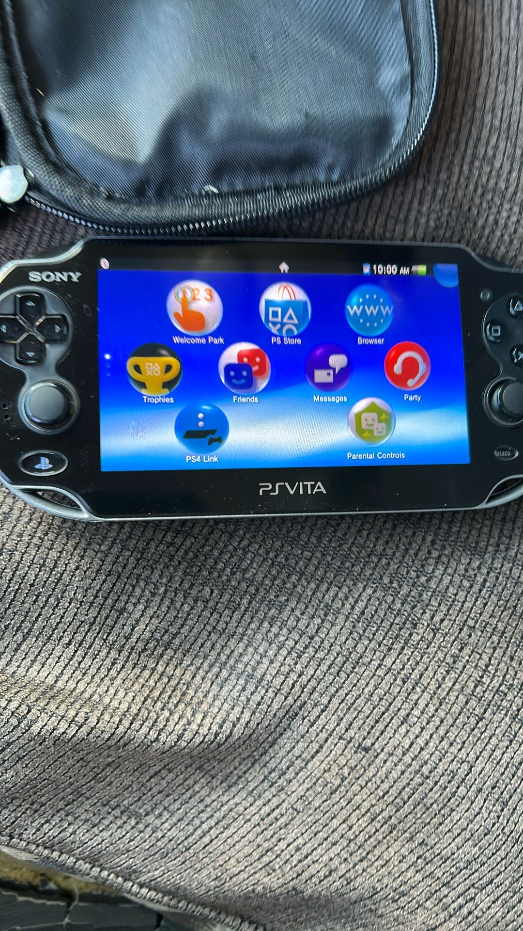 PlayStation Vita With Game And Case