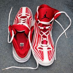 ⚡ Jordan Shoes — Red/White — Fair Condition