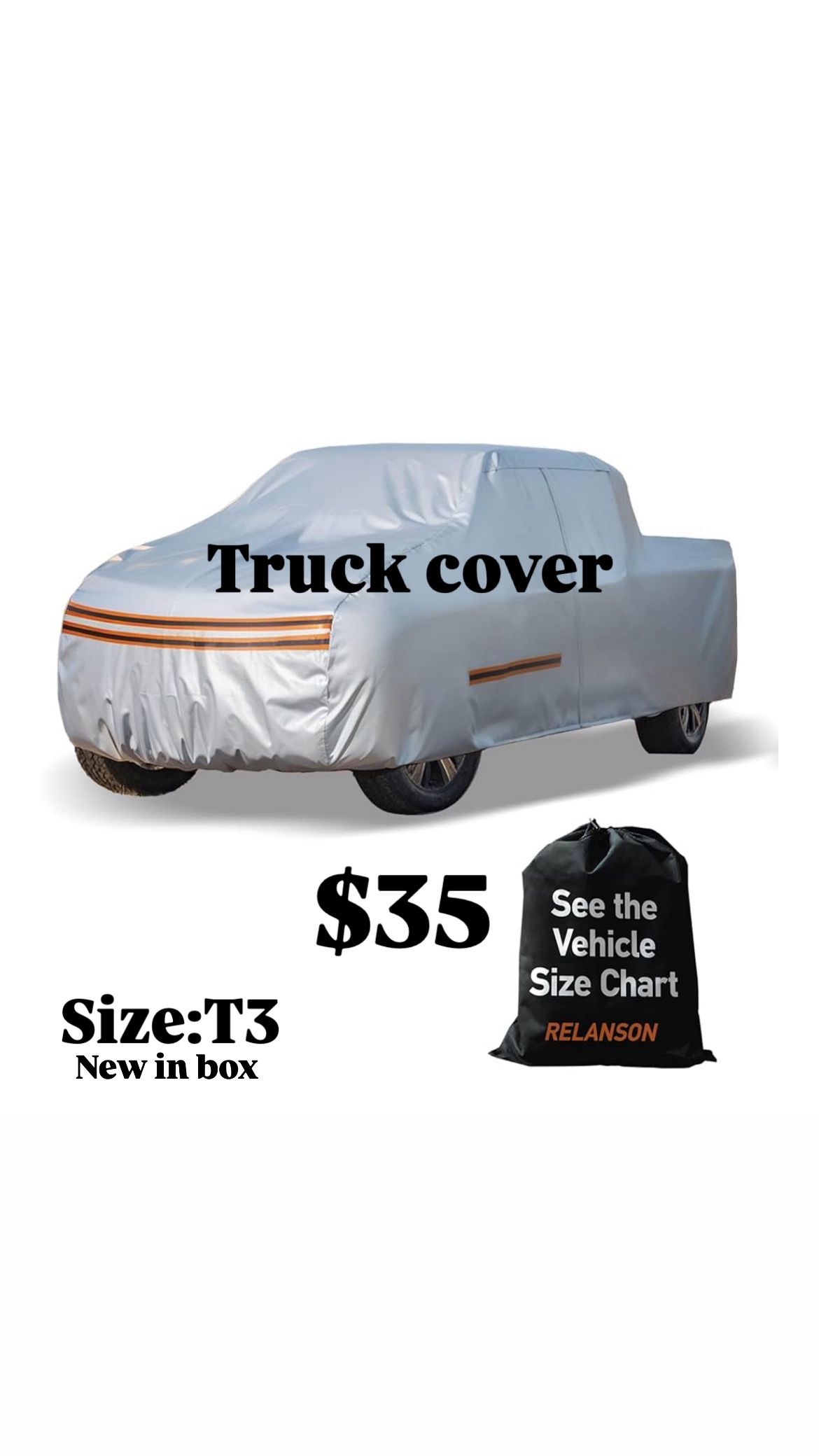 Thicken Car Cover Waterproof All Weather -Full Exterior Covers for Outdoor- Rain Snow Sun Uv Hail Protection -with Driver Door Zipper- for Pickup SUV 