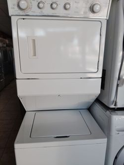 Whirlpool stackable washer and dryer everything good